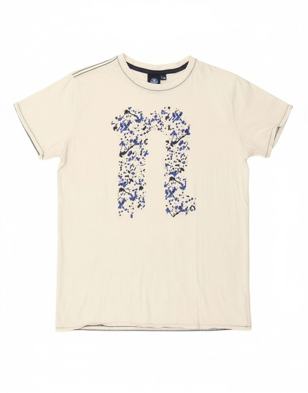 Tricou grafic North Sails pentru băieți Top 15-16 ani alb pete