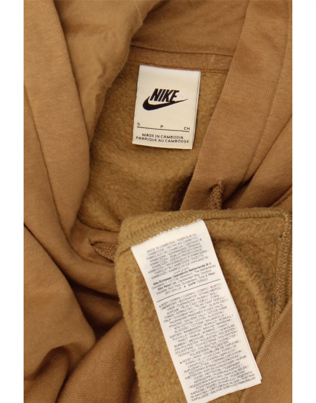 Pulover Nike pentru bărbați, bumbac, bej mic