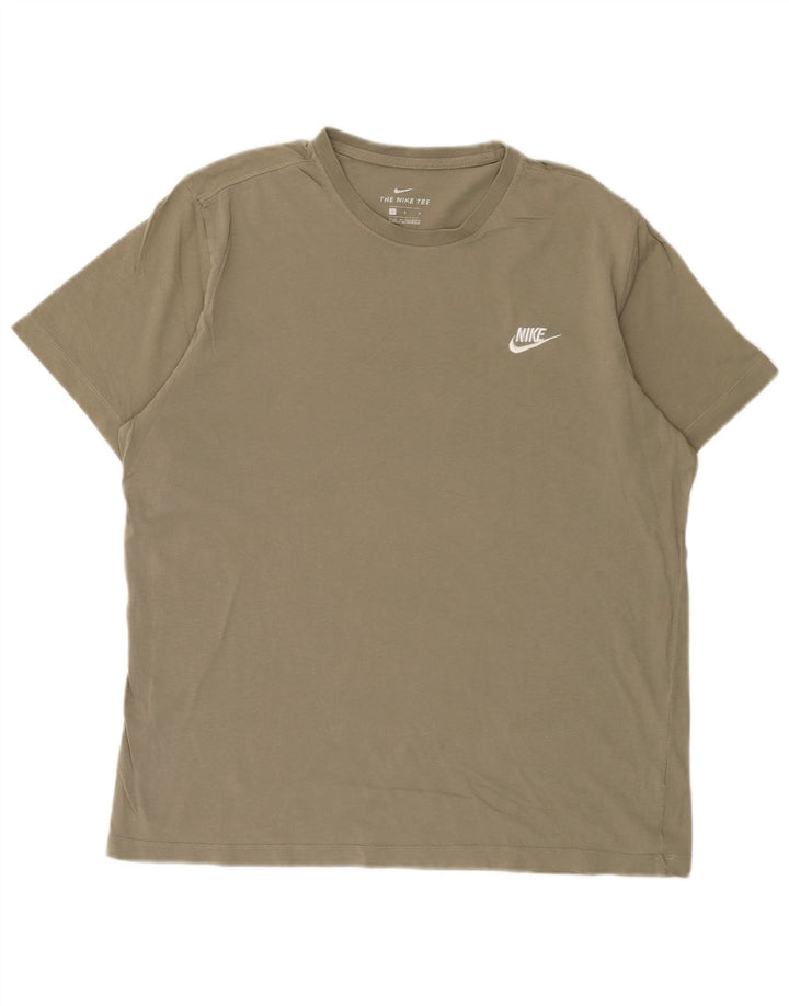 Tricou pentru bărbați Nike Top mare din bumbac kaki