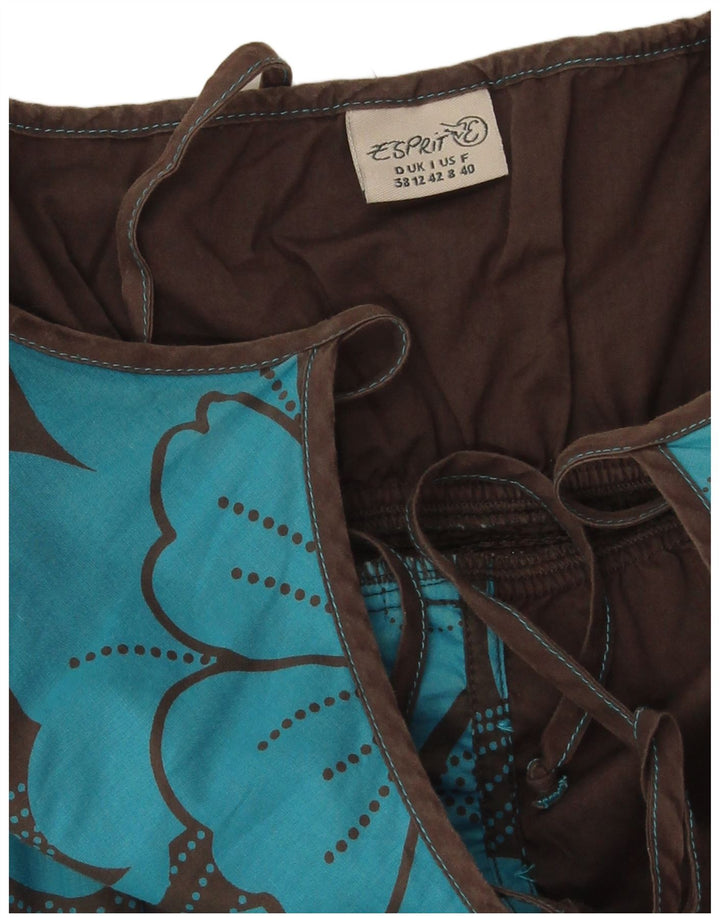 Rochie Esprit pentru femei UK 12 Medium Black Floral Bumbac