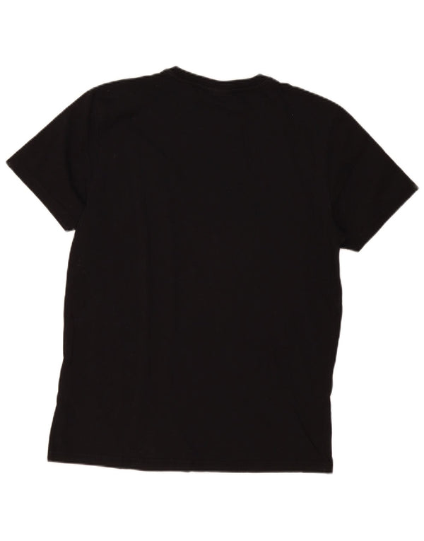 Tricou pentru bărbați Napapijri Top Medium Negru Bumbac