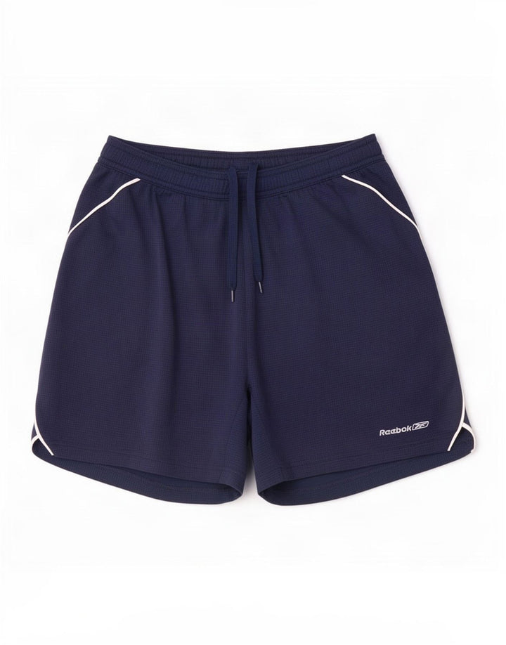 Pantaloni scurti sport pentru bărbați Reebok, poliester, albastru mic