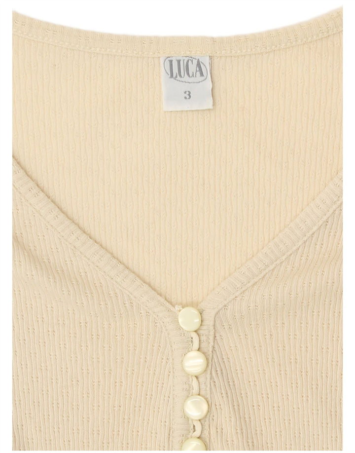 Body vintage pentru femei UK 8 Small Off White