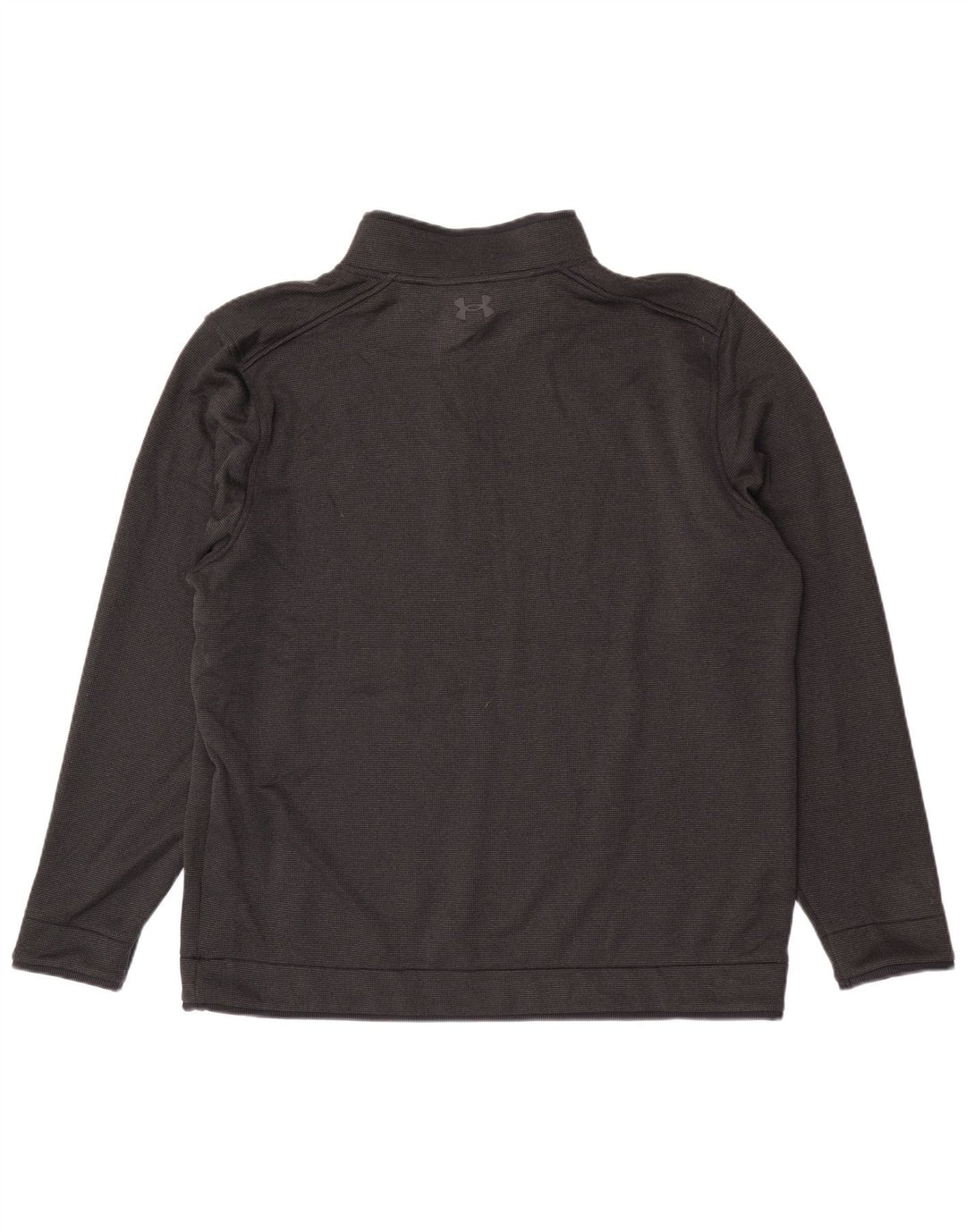 Pulover pentru bărbați Under Armour, cu fermoar și gât, poliester negru 2XL
