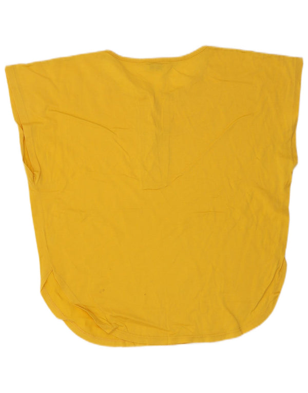 Tricou grafic Marella pentru femei Top UK 14, mare, galben din bumbac