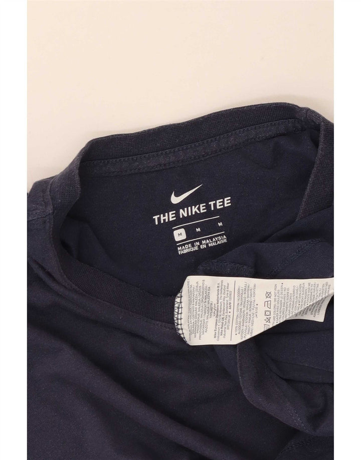 Tricou pentru bărbați Nike Top mediu din bumbac bleumarin