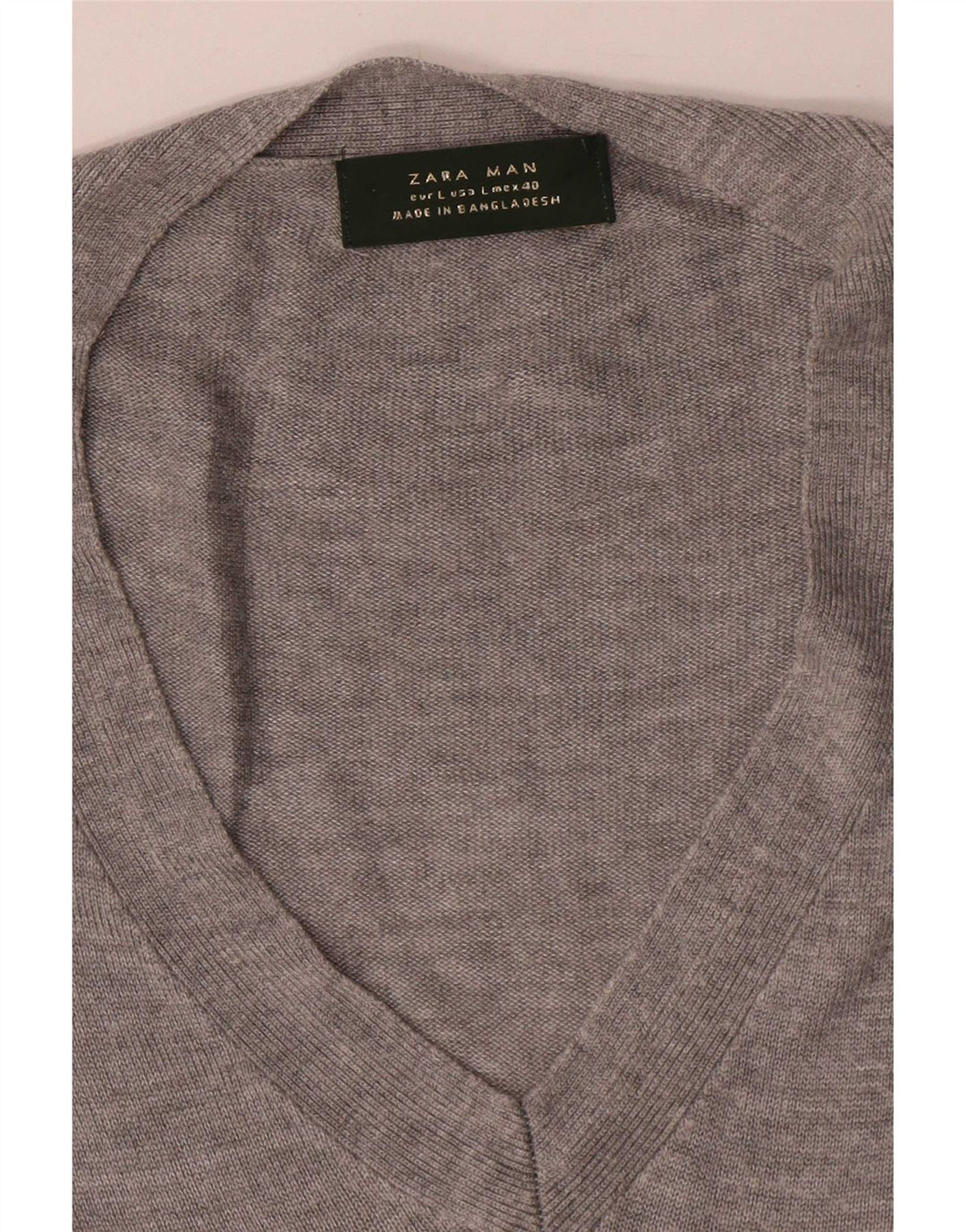 Tricou pentru bărbați Zara Top mare, gri pete