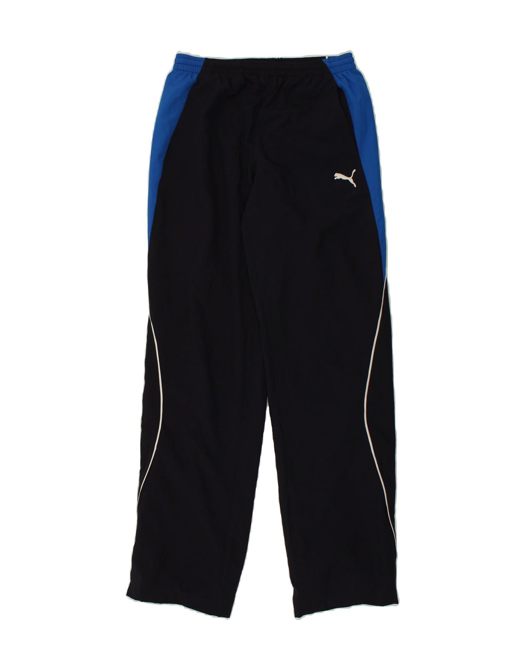 Pantaloni de trening PUMA pentru bărbați, din poliester color block, albastru bleumarin