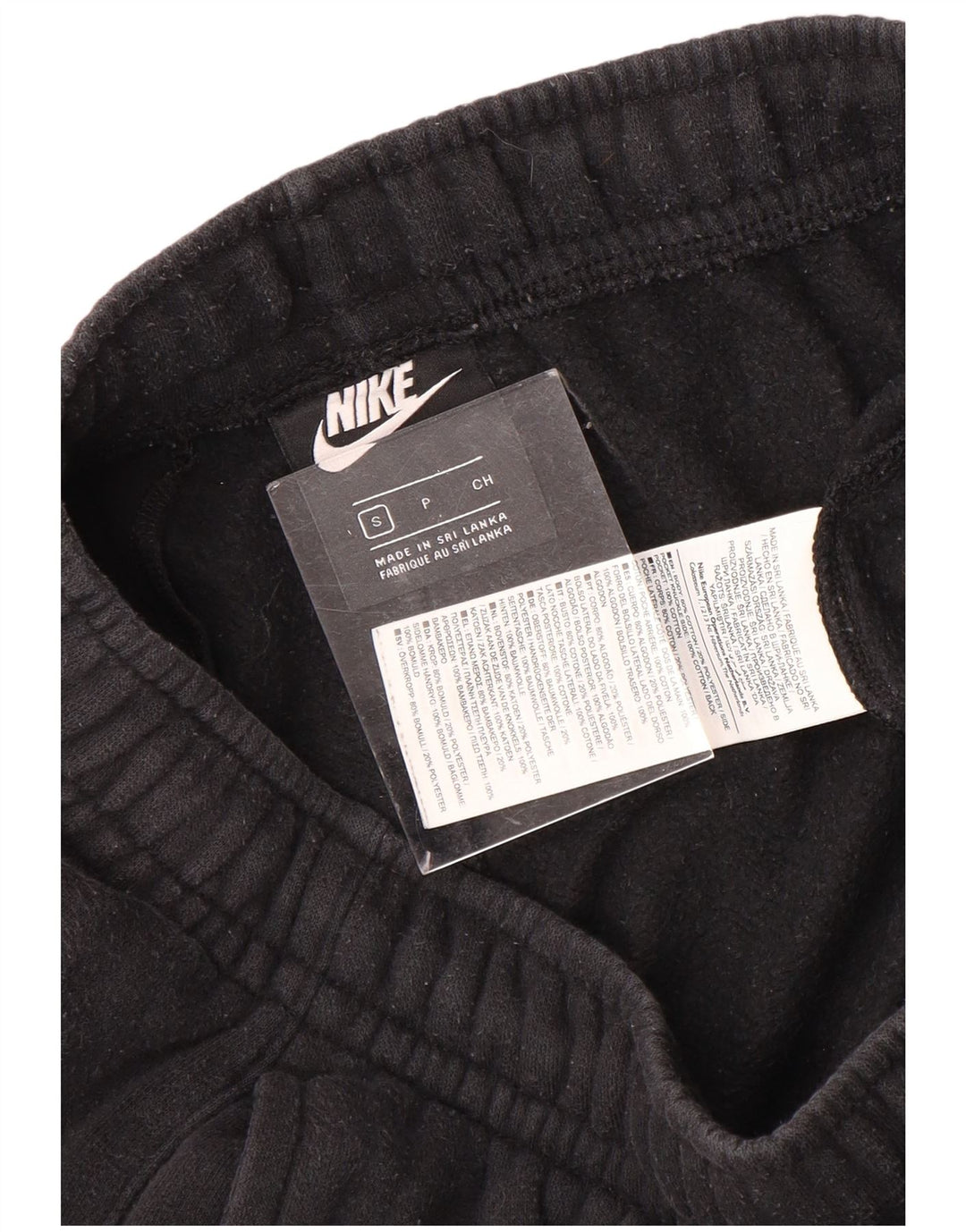 Pantaloni de trening pentru bărbați NIKE Pantaloni de jogging mici, negru, bumbac