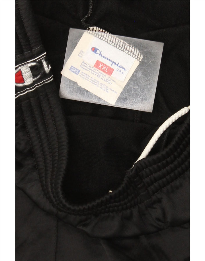 Pantaloni de trening cu grafic crop pentru bărbați Champion 2XL poliester negru