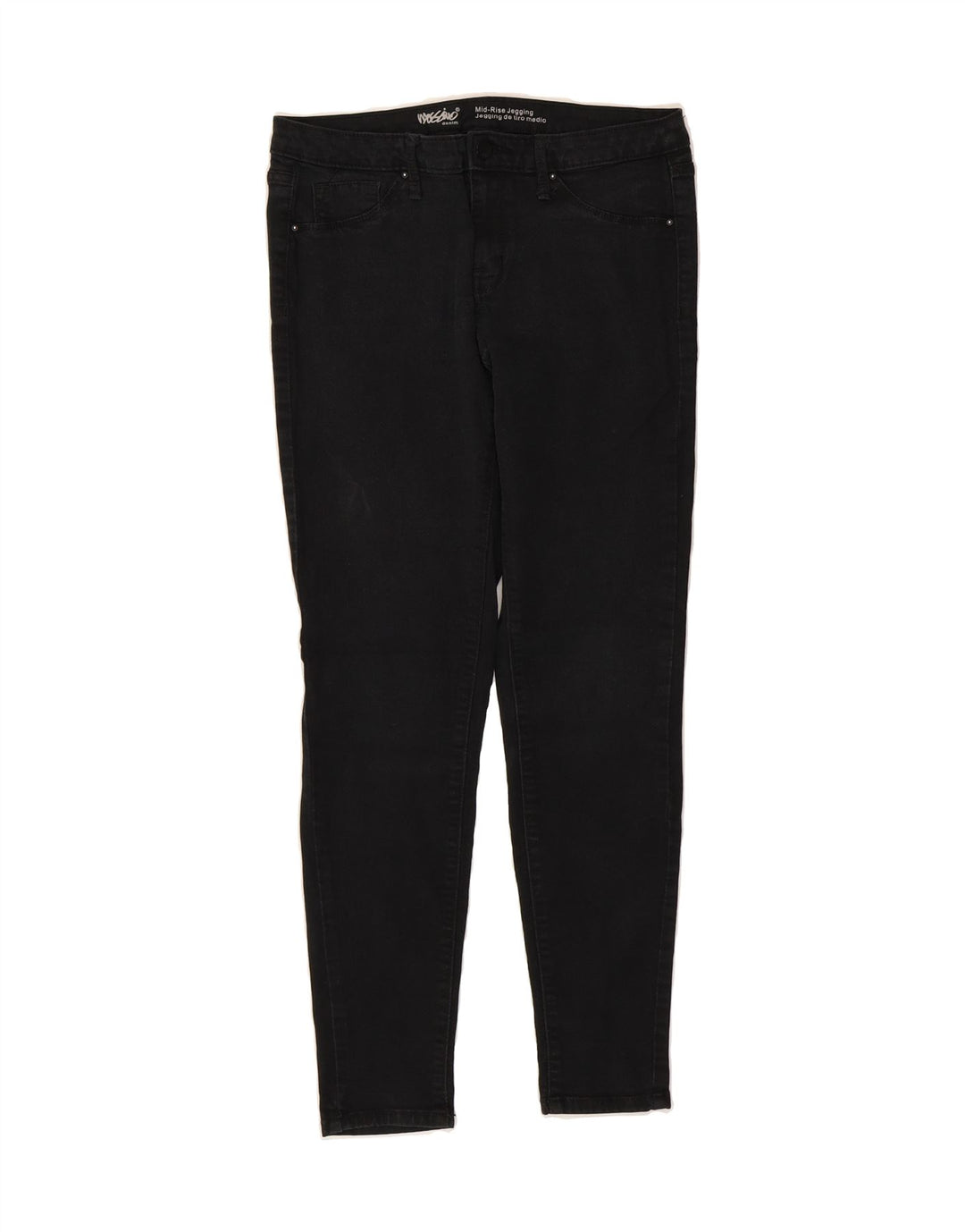 MOSSIMO Womens Mid Rise Jegging Jeans US 8 Medium W30 L29 Black Cotton Vintage Mossimo and Second-Hand Mossimo from Messina Hembry 