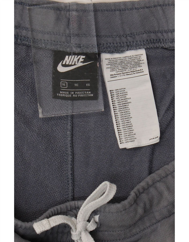 Pantaloni scurți sport grafic Nike pentru bărbați XL bumbac gri