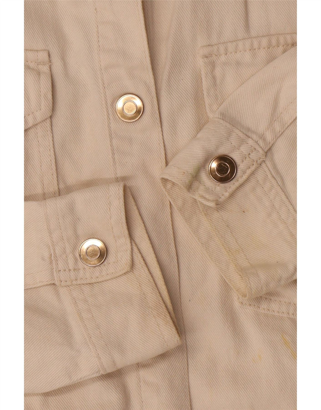 Bomber pentru femei Zara UK 10 mic bumbac alb