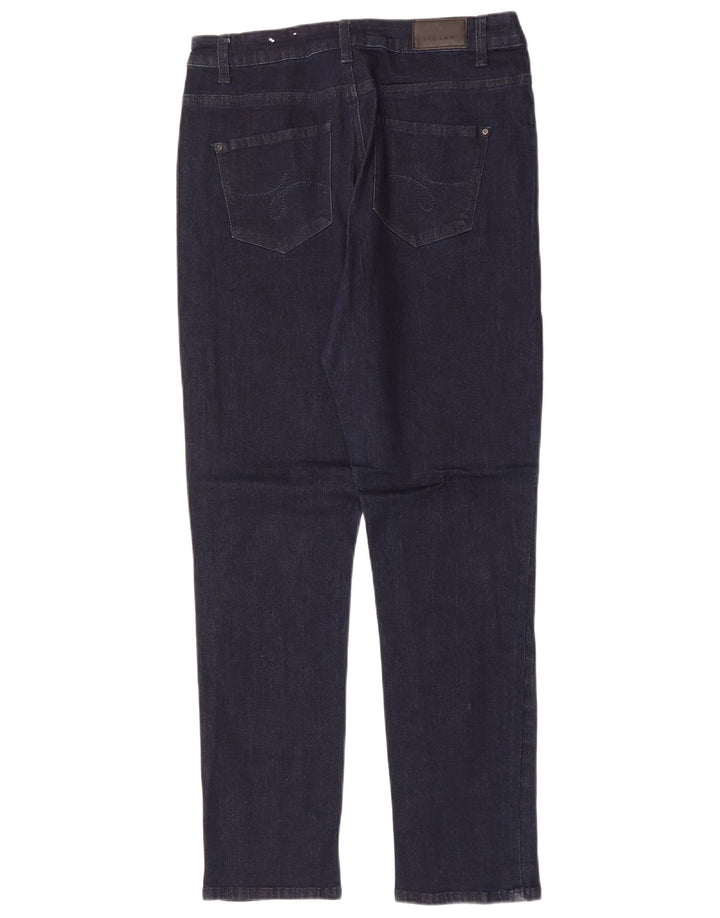 JIGSAW Blugi subțiri pentru femei UK 14 Large W32 L31 Bleumarin