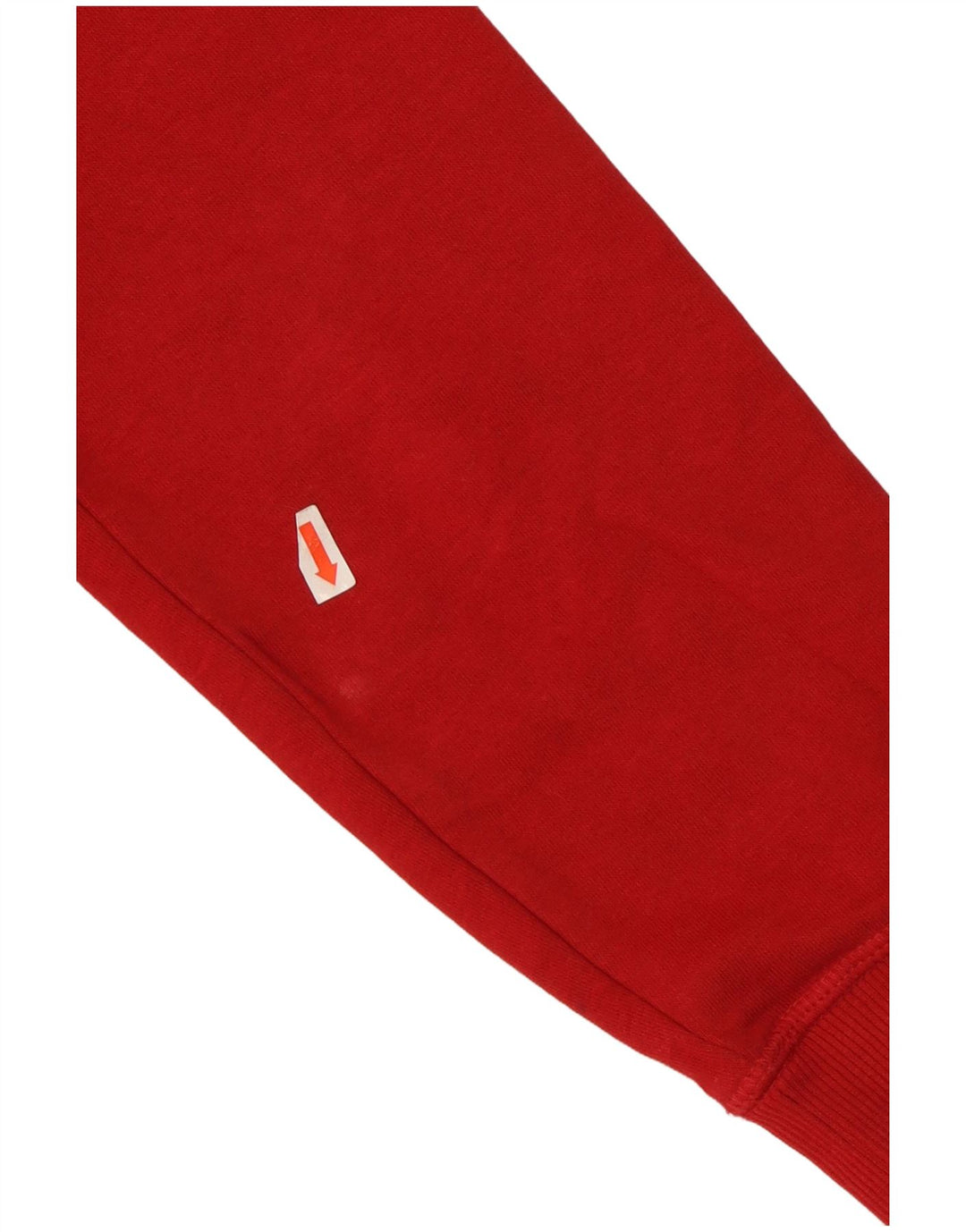 Pulover pentru damă Champion, cu glugă, cu grafică, UK 14, bumbac roșu mediu