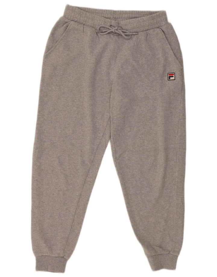 Pantaloni de trening FILA Bărbați Joggeri Bumbac Gri Mic