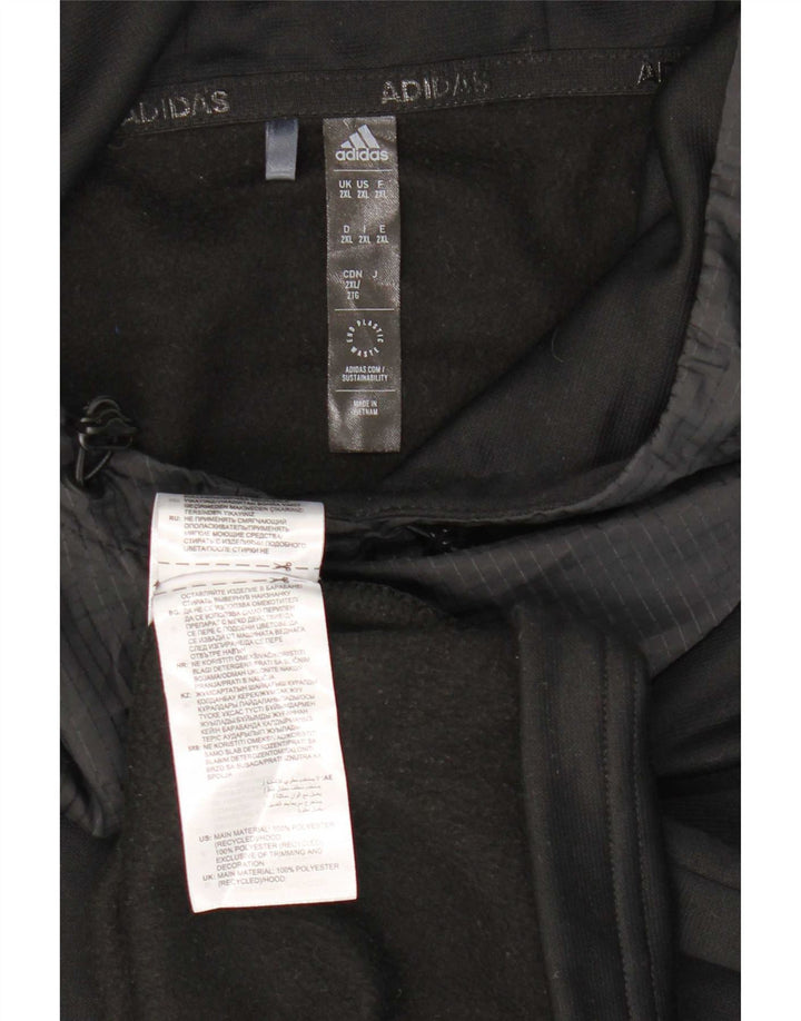 Pulover Adidas Aeroready pentru bărbați, 2XL, poliester negru