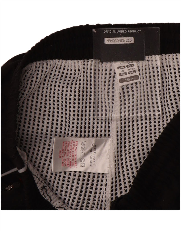 UMBRO Băieți Trening Pantaloni Joggeri 11-12 Ani Mari Poliester Negru