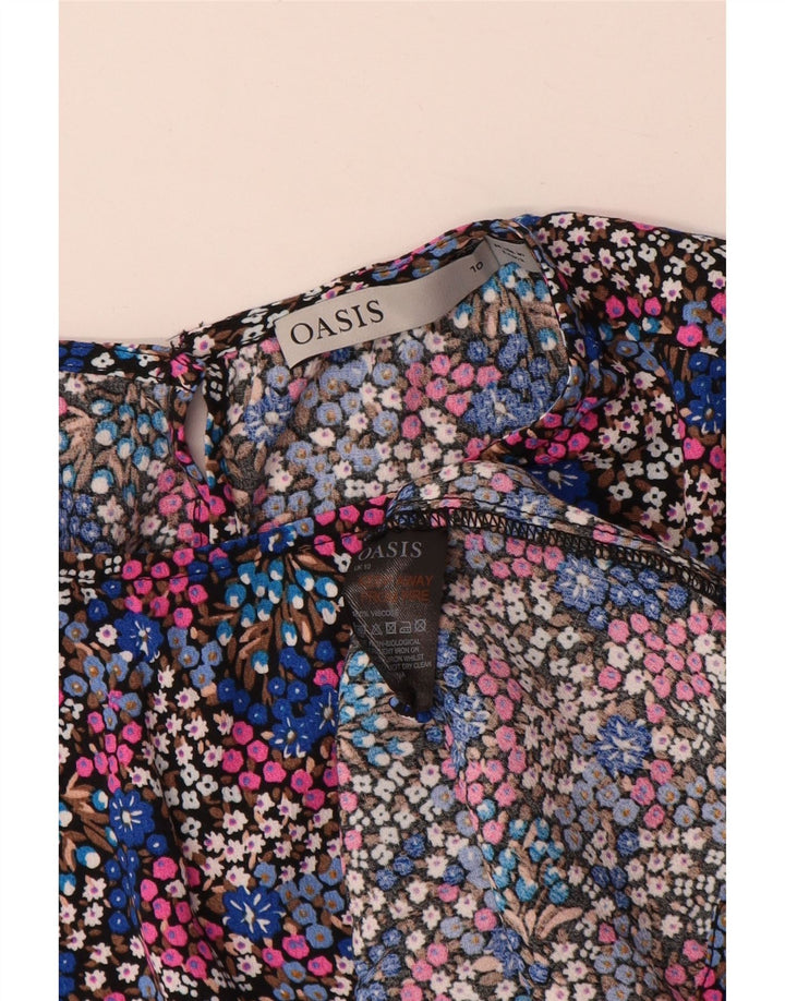 Bluză pentru femei Oasis, UK 10, mic, multicolor, viscoză florală