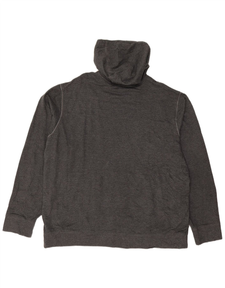 EDDIE BAUER Pulover cu glugă pentru bărbați XL bumbac gri