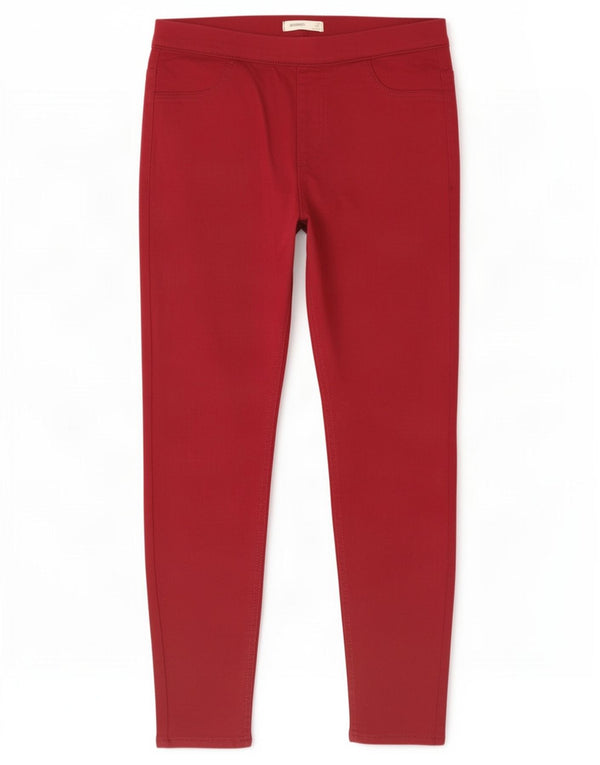Blugi jegging pentru femei Marks & Spencer UK 12 Medium W30 L26 Bumbac roșu