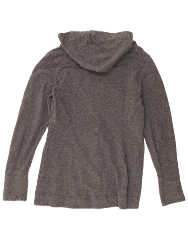 Pulover cardigan deschis pentru femei The North Face UK 16 mare bumbac gri