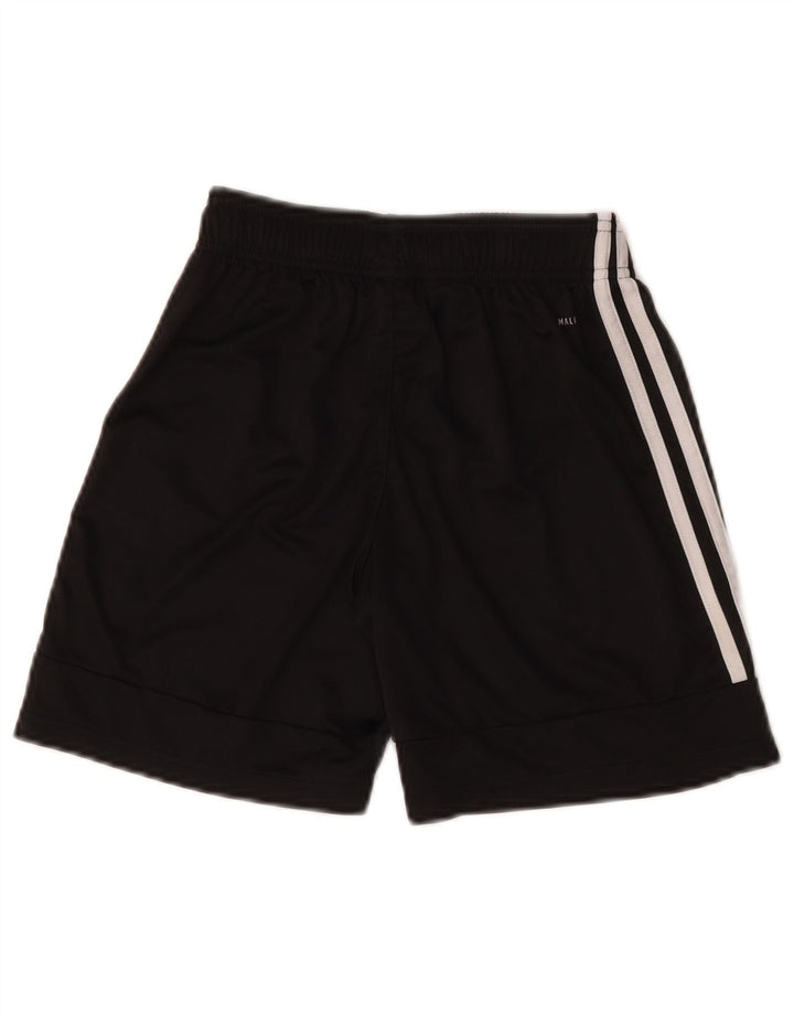 Pantaloni scurți sport adidas Climalite pentru băieți 11-12 ani poliester negru