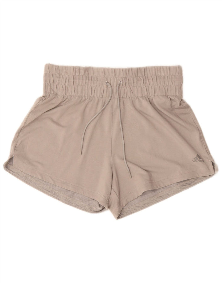 Pantaloni scurți sport Adidas pentru femei UK 14 Medium Gri Poliester