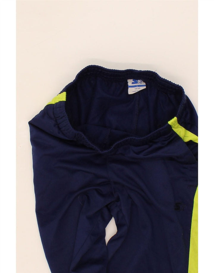 STARTER Boys Tracksuit Trousers 10-11 Years Large  Blue Colourblock Vintage Starter and Second-Hand Starter from Messina Hembry 