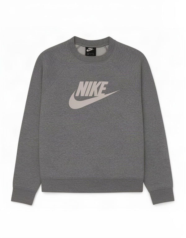 Pulover de hanorac supradimensionat cu grafic pentru femei Nike UK 10 mic, gri pete