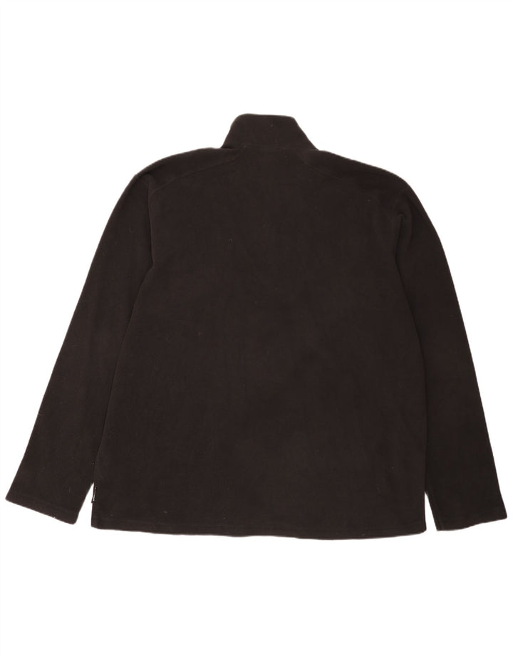 Jumper Helly Hansen pentru bărbați, cu fermoar și gât, din lână, poliester negru 3XL
