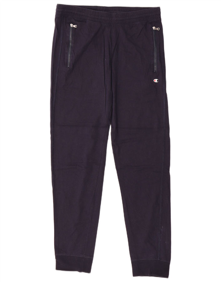 Pantaloni de trening pentru bărbați CHAMPION Pantaloni de jogging mici Bumbac bleumarin