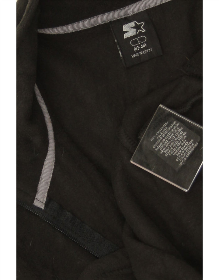 Jachetă fleece pentru bărbați STARTER UK 42/44 Poliester negru mare