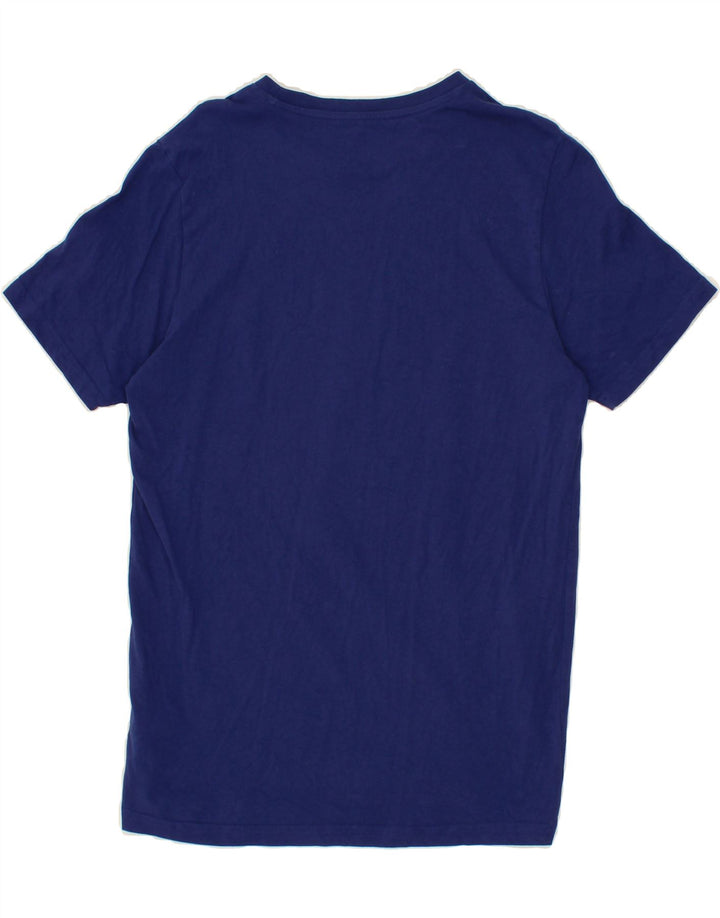 PUMA Mens Graphic T-Shirt Top Small Navy Blue Vintage Puma and Second-Hand Puma from Messina Hembry 