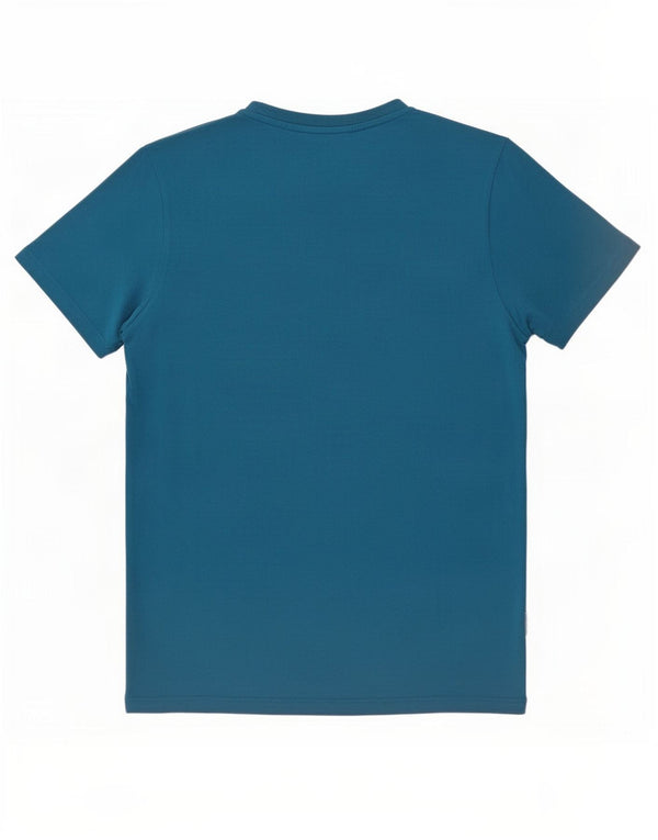 Tricou Napapijri Geographic Graphic pentru bărbați Top Medium Blue