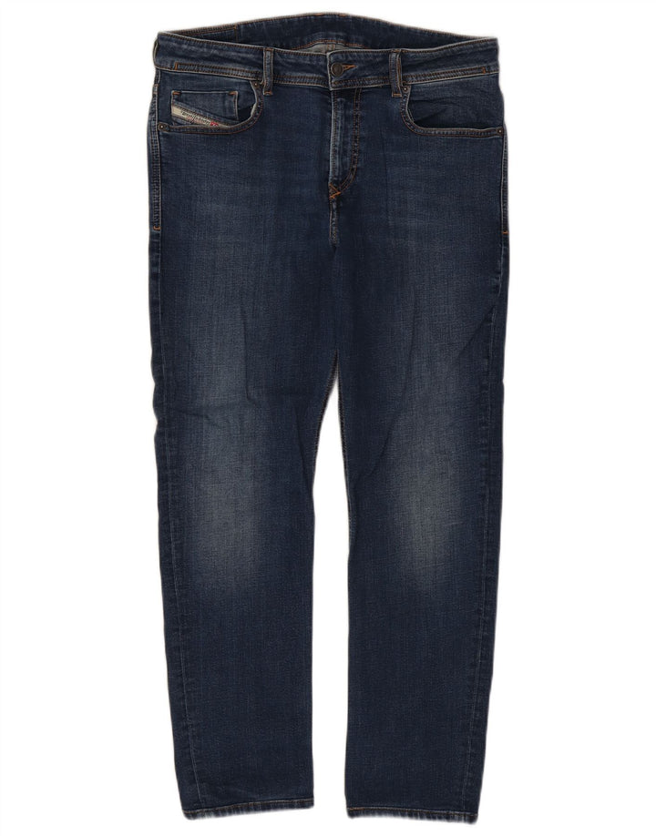 Blugi pentru bărbați Diesel Thanaz Slim W34 L27 Blue Bumbac