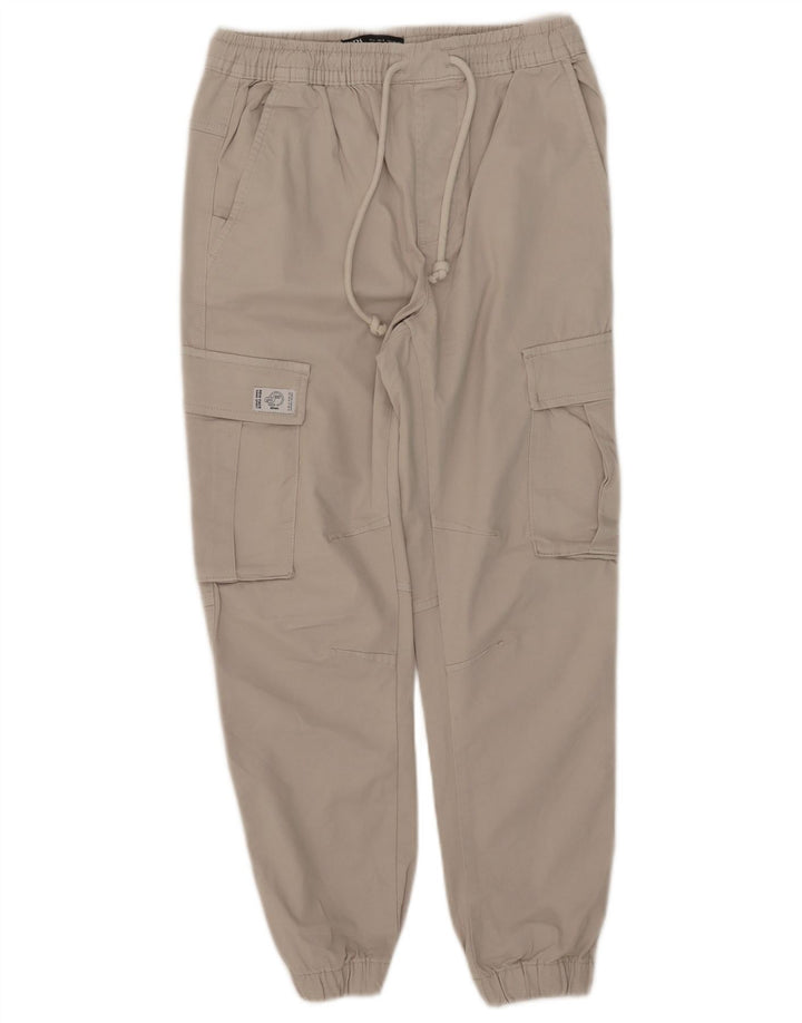 Pantaloni cargo pentru bărbați Zara Joggeri Mici L30 L26 Bej
