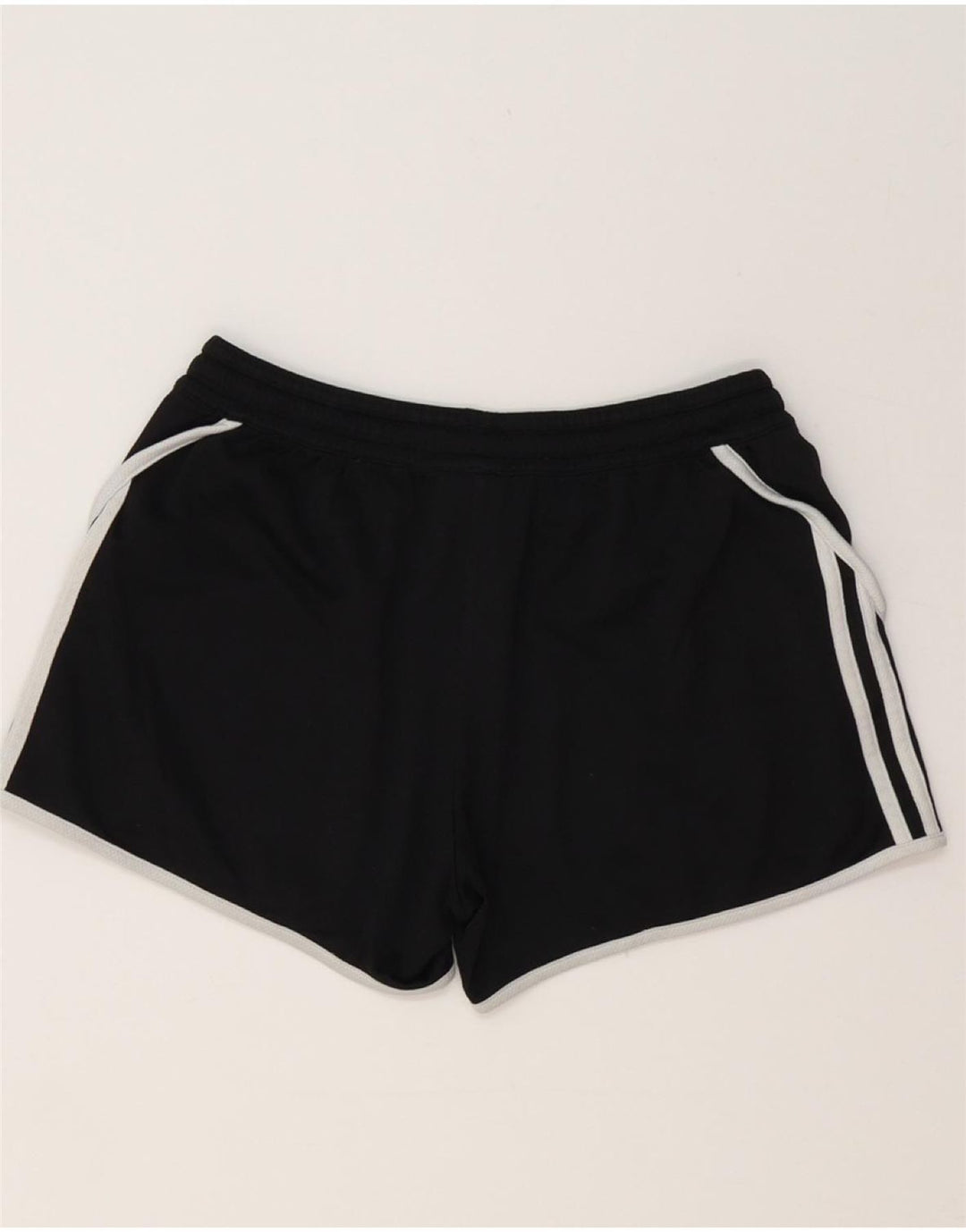 Pantaloni scurti sport ADIDAS pentru femei UK 10 Poliester negru mic