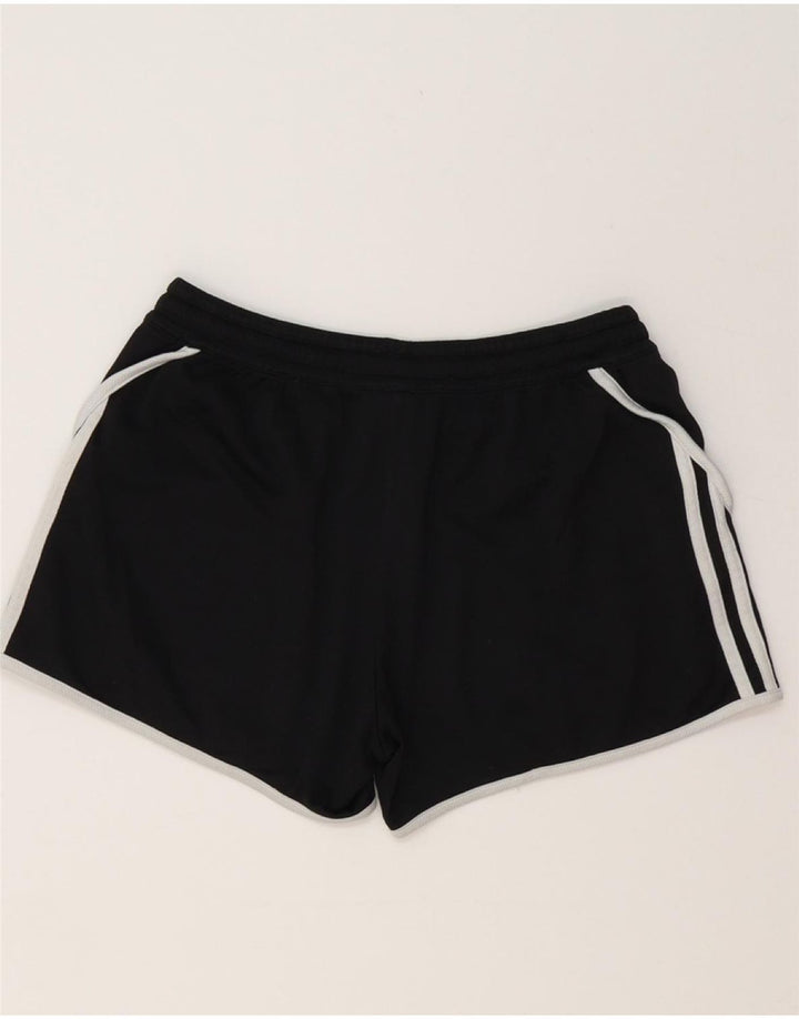 Pantaloni scurti sport ADIDAS pentru femei UK 10 Poliester negru mic