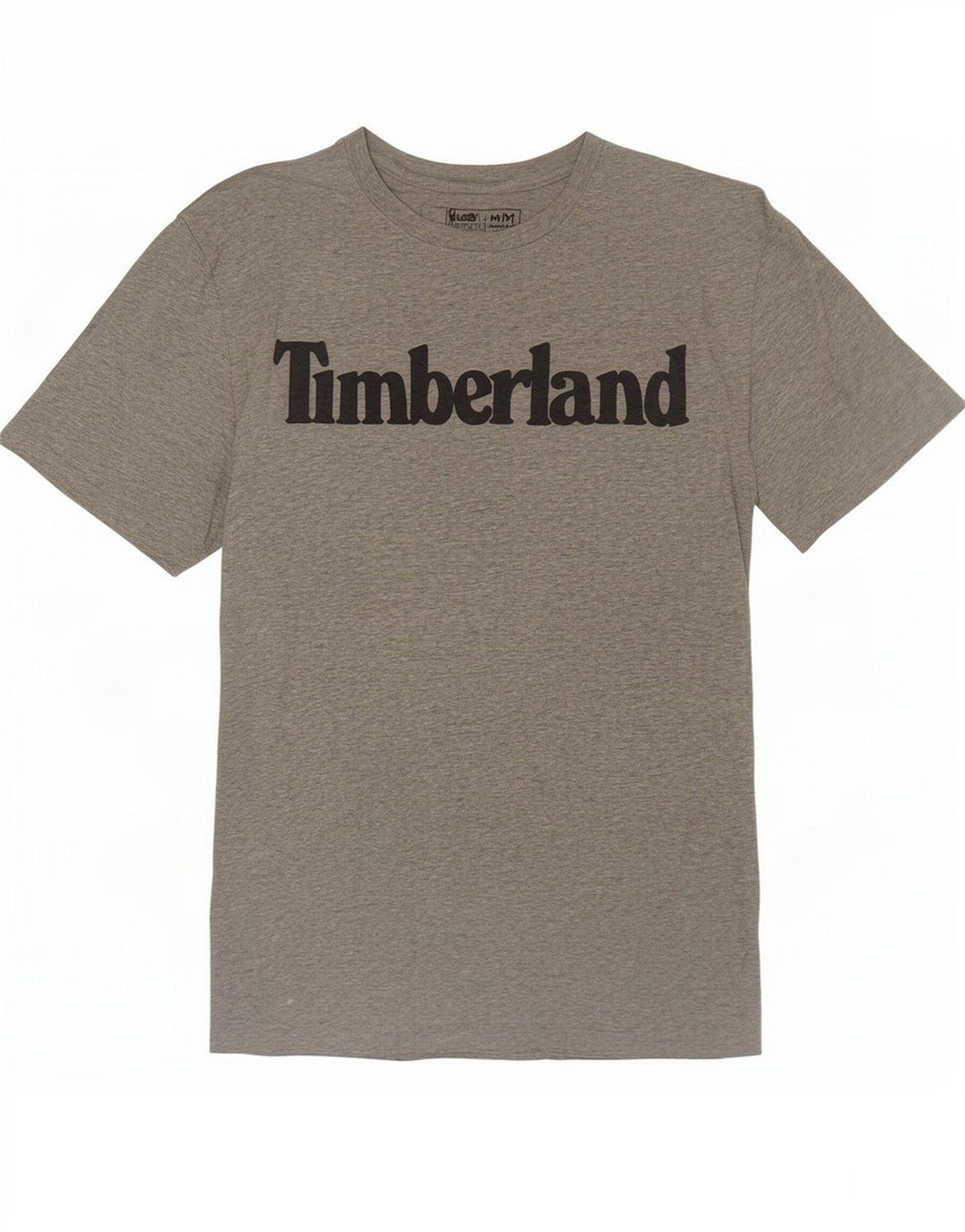 Tricou grafic Timberland pentru bărbați, cu croială obișnuită, din bumbac, gri mediu