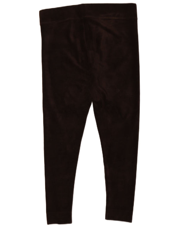 Leggings din velur pentru femei Marks & Spencer UK 16, mare, maro, bumbac