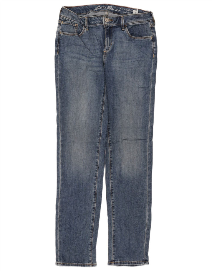 EDDIE BAUER Blugi drepți ușor curbate pentru femei US 6 Medium W27 L30 Albastru