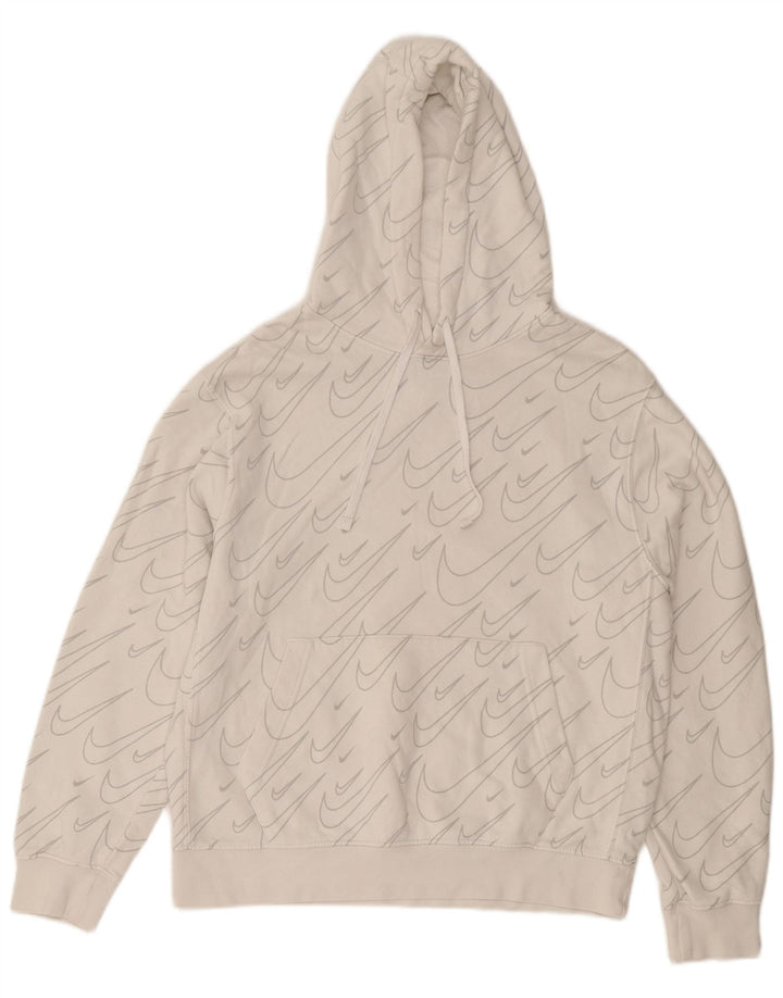 Pulover Nike pentru bărbați, cu capota, alb, mediu, bumbac