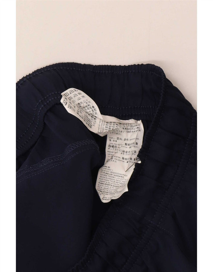 Pantaloni scurți sport Puma pentru bărbați, mari, albastru, poliester