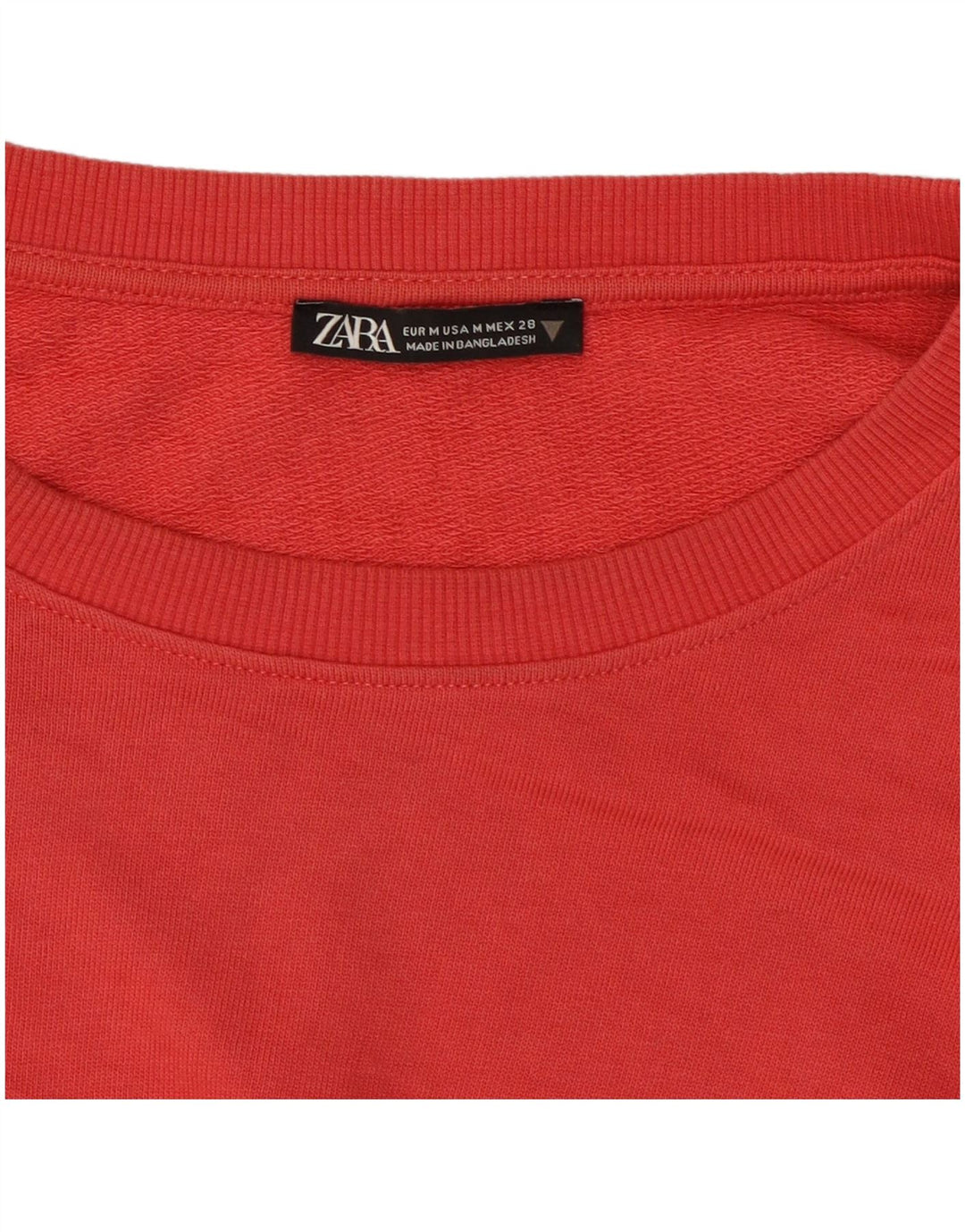 Pulover pentru damă ZARA Crop Pulover UK 14 Medium Red