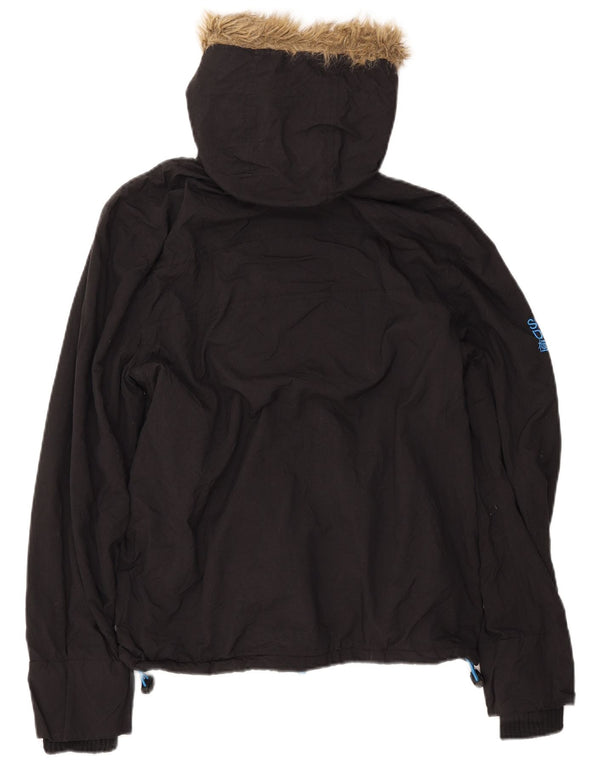 Jachetă de vânt cu glugă SUPERDRY pentru bărbați UK 38 Medium Black