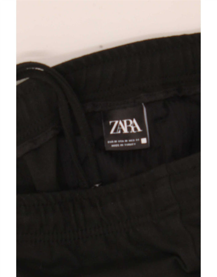 Pantaloni tăiați pentru bărbați Zara Mediu L32 L26 Poliester negru