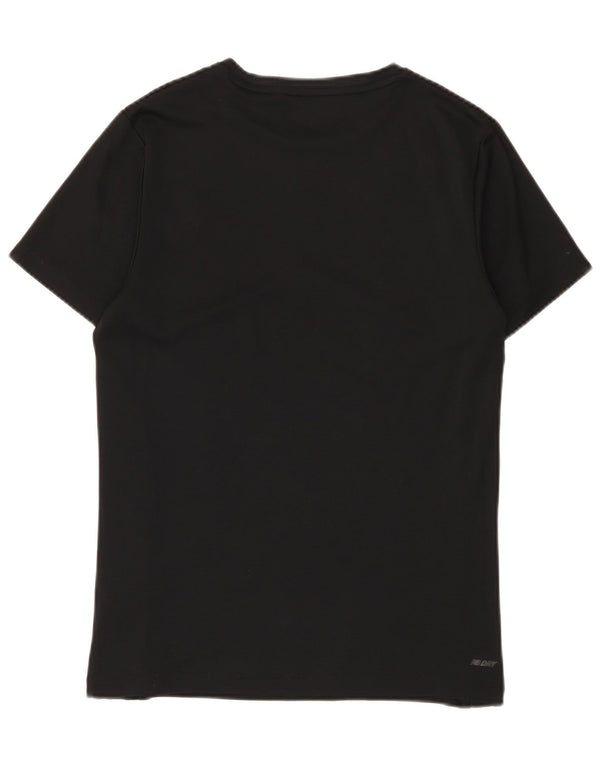 Tricou grafic pentru bărbați New Balance Top Mediu Negru Poliester