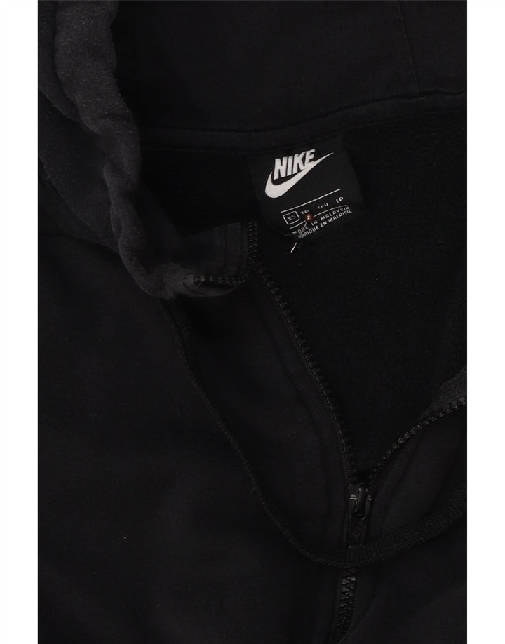 Pulover Nike pentru bărbați, cu fermoar, XS, negru