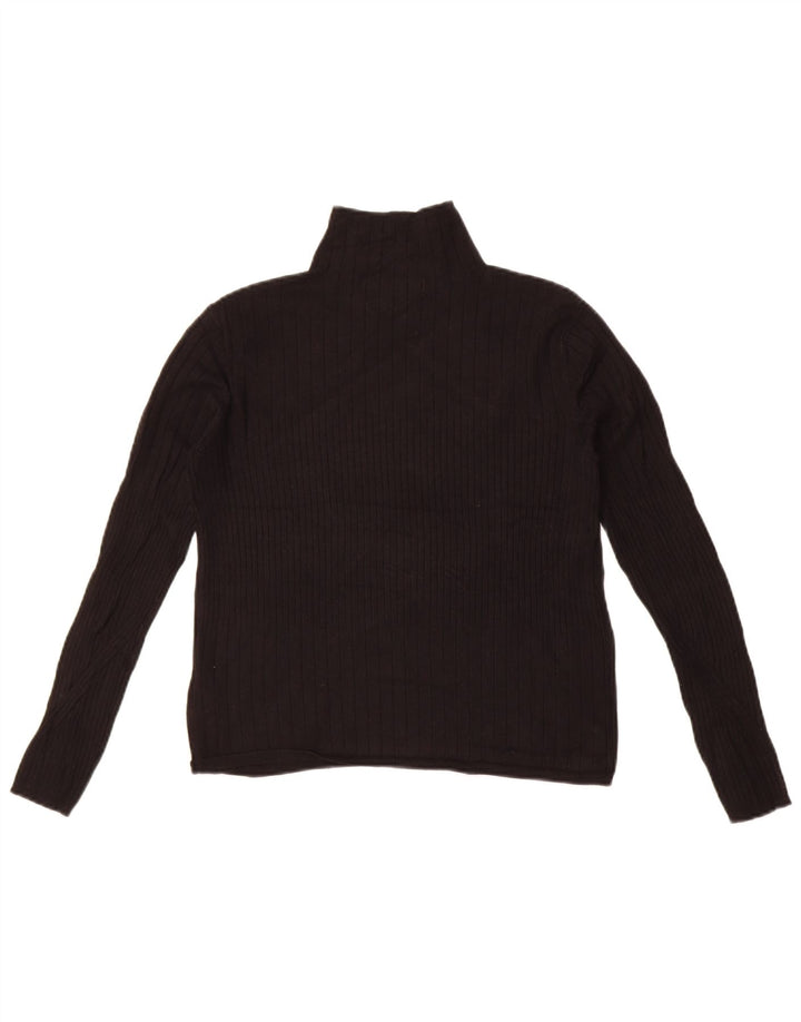 Pulover cu gât țestoasă pentru femei Marks & Spencer UK 12 Medium Negru